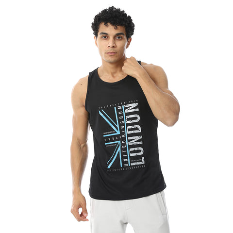 Printed Sportive Tank Top For Mens