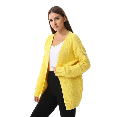 Womens Wool Open Cardigan