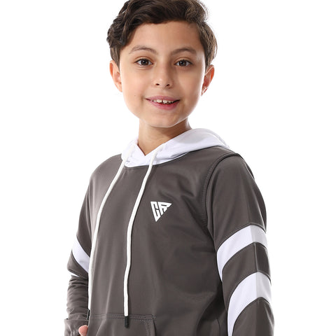 Boys Training Suit with hooded neck