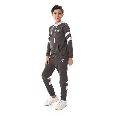 Boys Training Suit with hooded neck