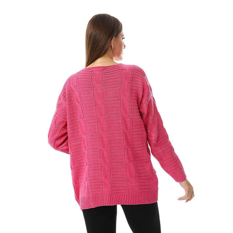 Womens Wool Open  Cardigan