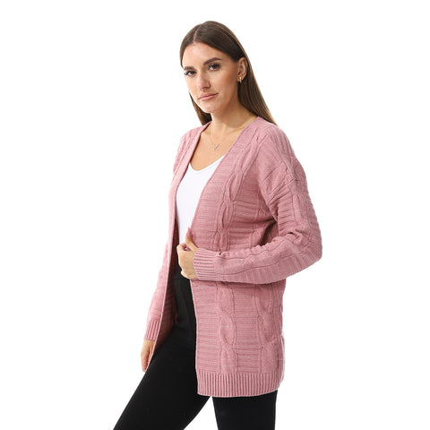 Womens Wool Open Cardigan