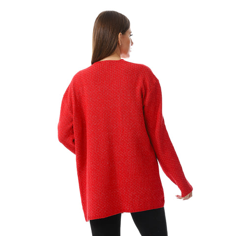 Womens Wool Open Cardigan