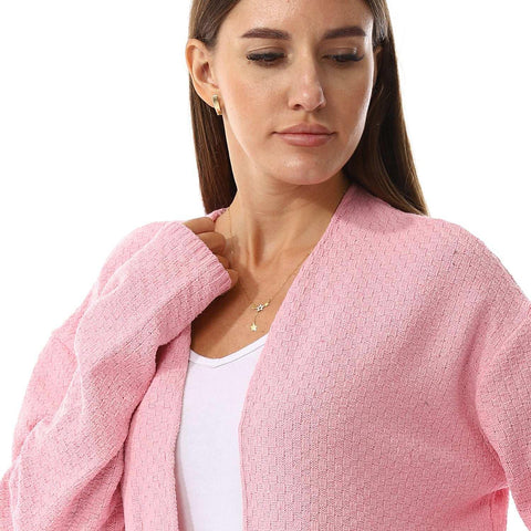 Women Wool Open Cardigan