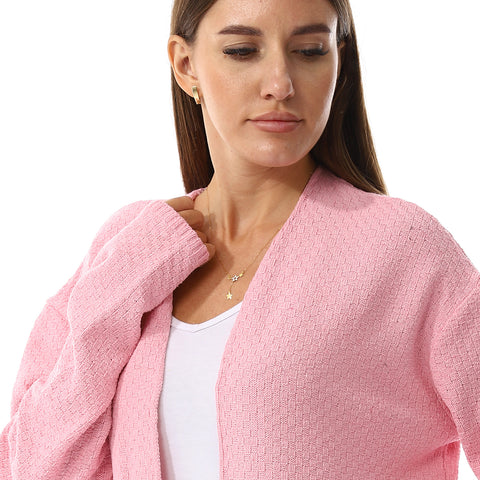 Women Wool Open Cardigan