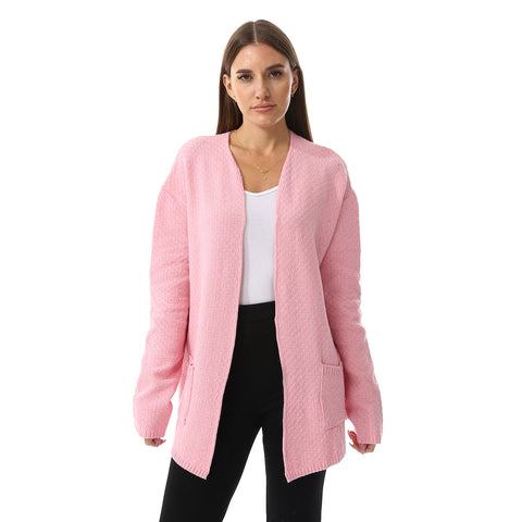 Women Wool Open Cardigan