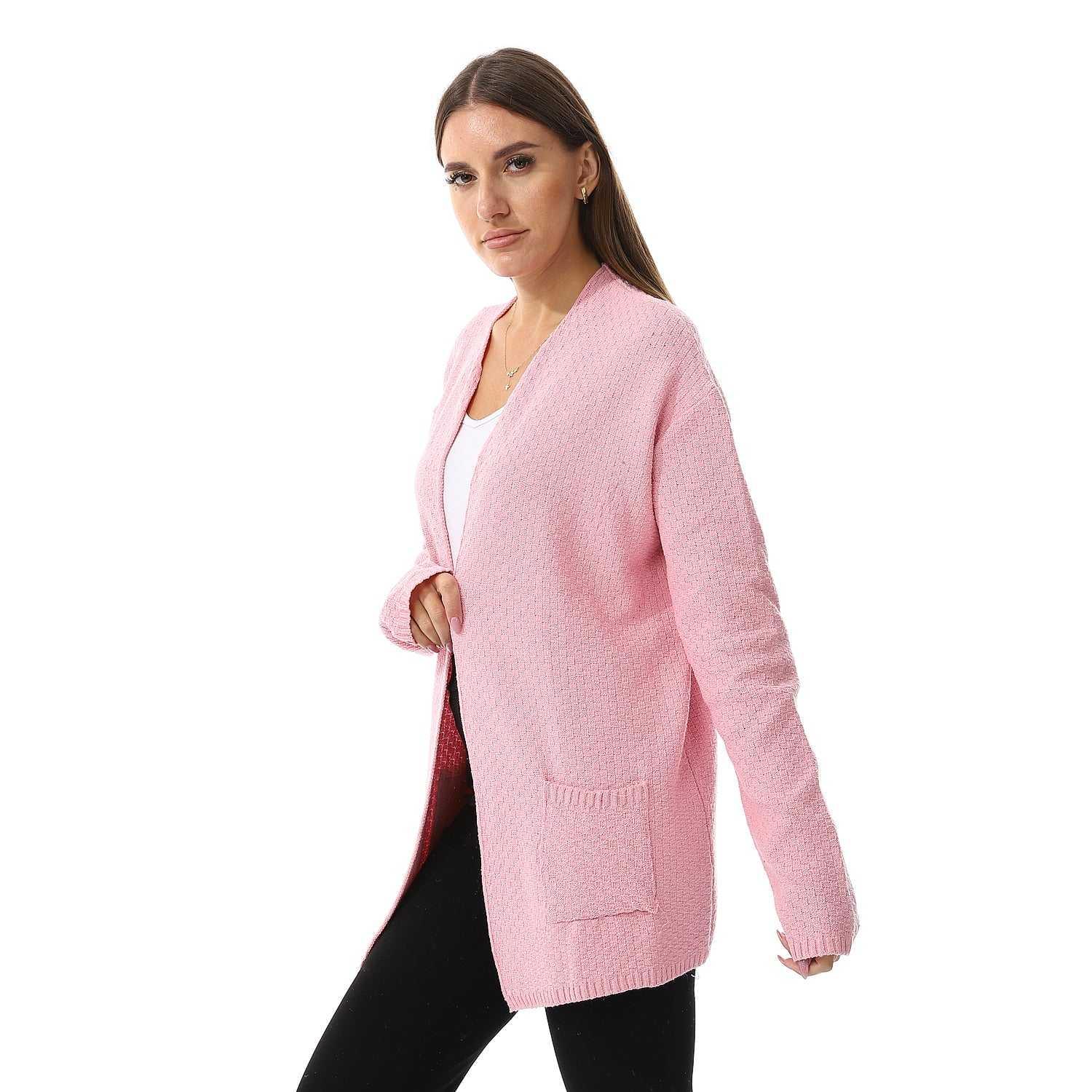 Women Wool Open Cardigan