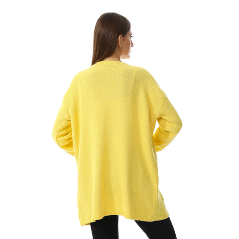 Womens Wool Open Cardigan