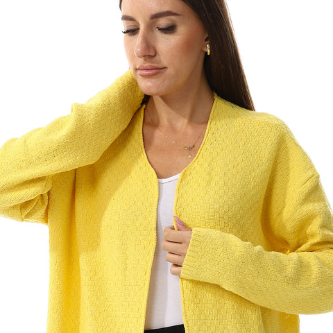 Womens Wool Open Cardigan