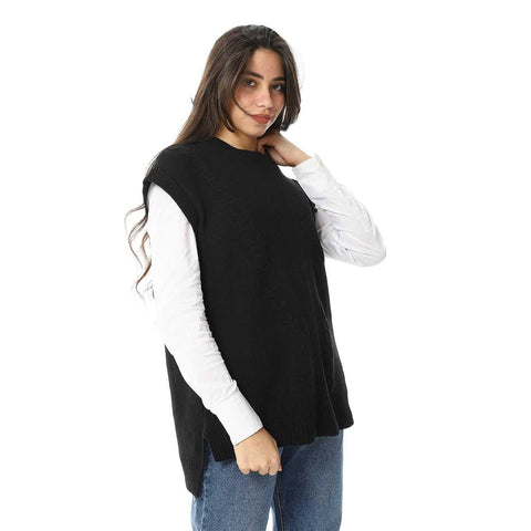 Womens Wool Long Vest