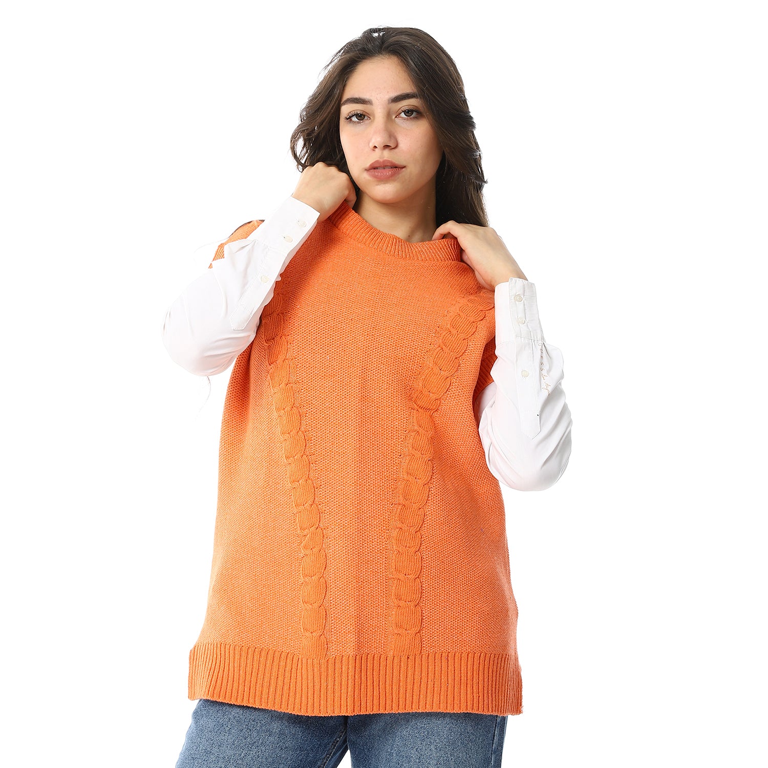 pullover orange one size 