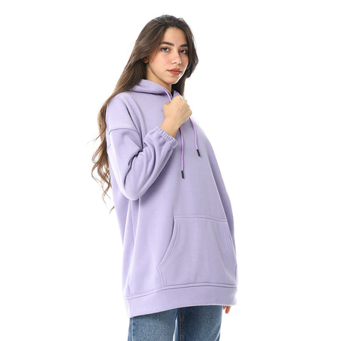 Women Printed Closed Hoodie