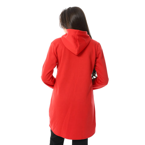 Women Hoodie With Front Zipper