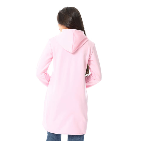 Women Hoodie With Front Zipper