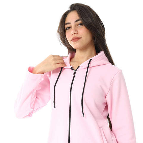 Women Hoodie With Front Zipper