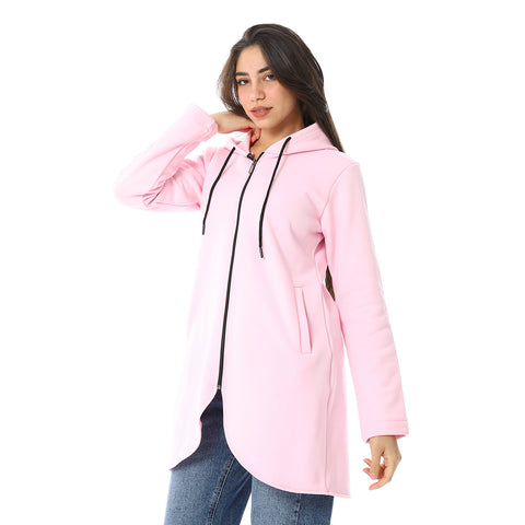 Women Hoodie With Front Zipper