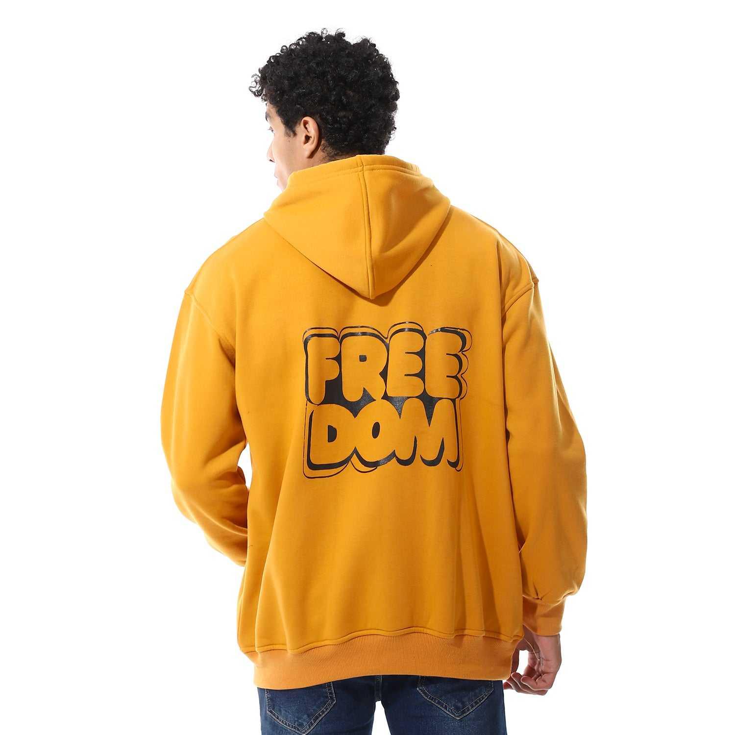 oversized men hoodie with front pockets