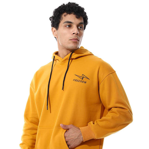 oversized men hoodie with front pockets