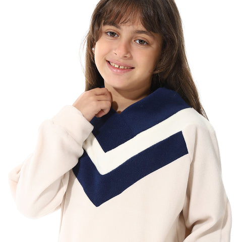 Velvet Cotton Girls Sweatshirt