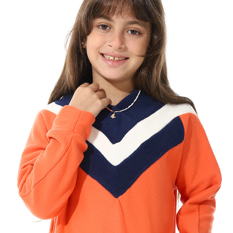 Velvet Cotton Girls Sweatshirt