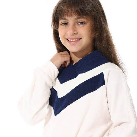 Velvet Cotton Girls Sweatshirt