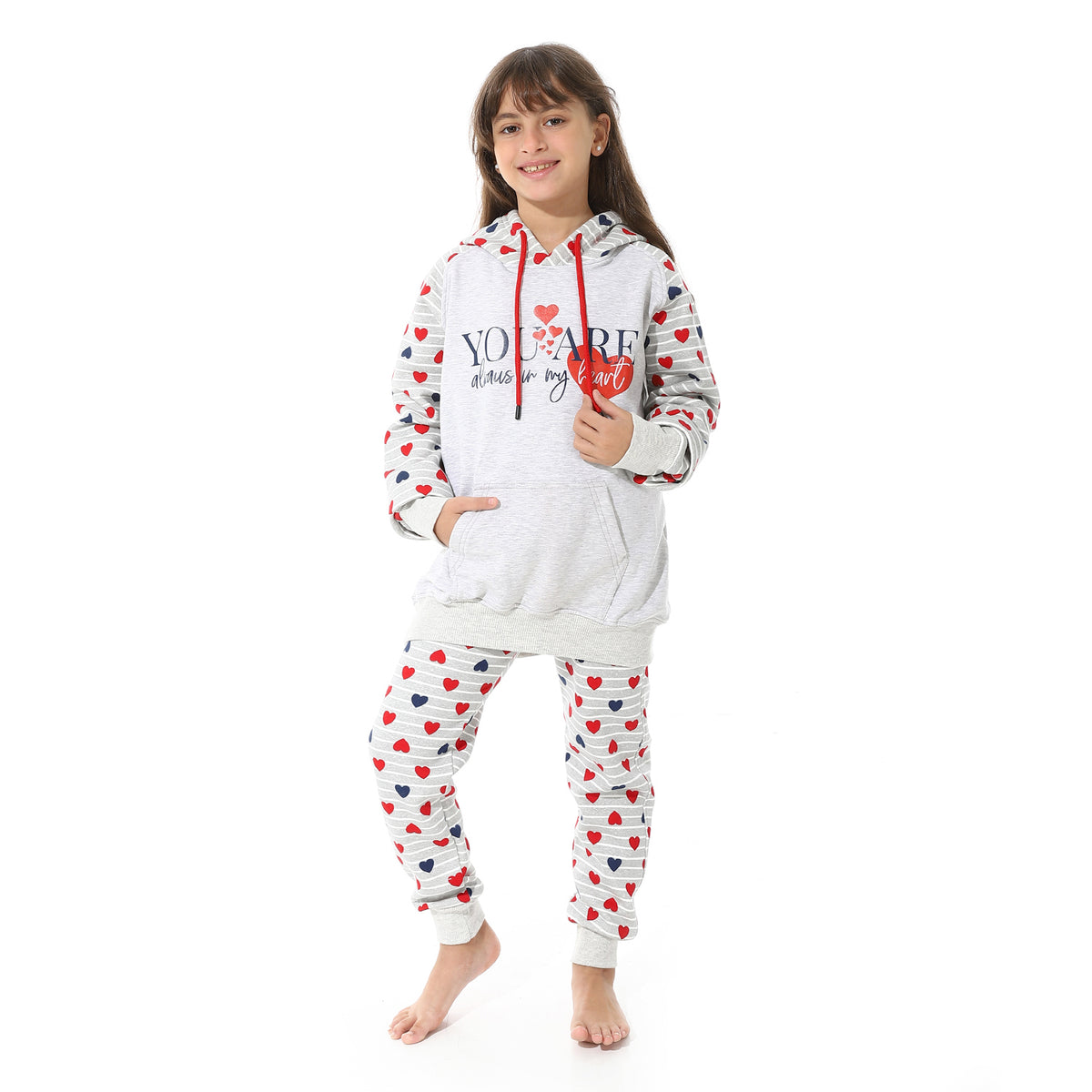 Printed CottonGirls Training Suit