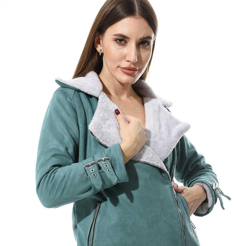 Women's jacket with front pockets