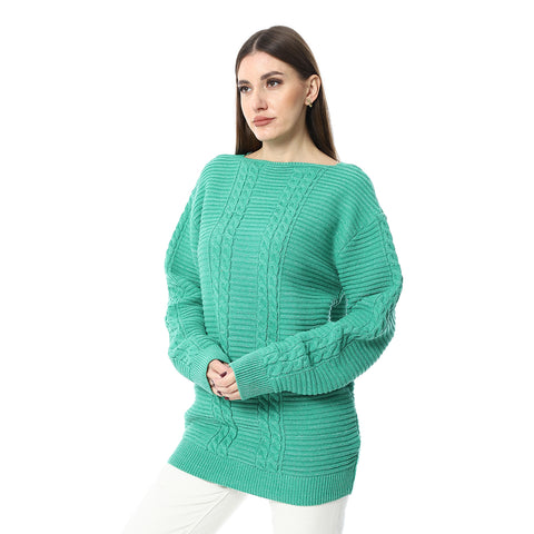 بلوفر صوف نسائي 
women wool Pullover - بلوفر صوف شتوي 