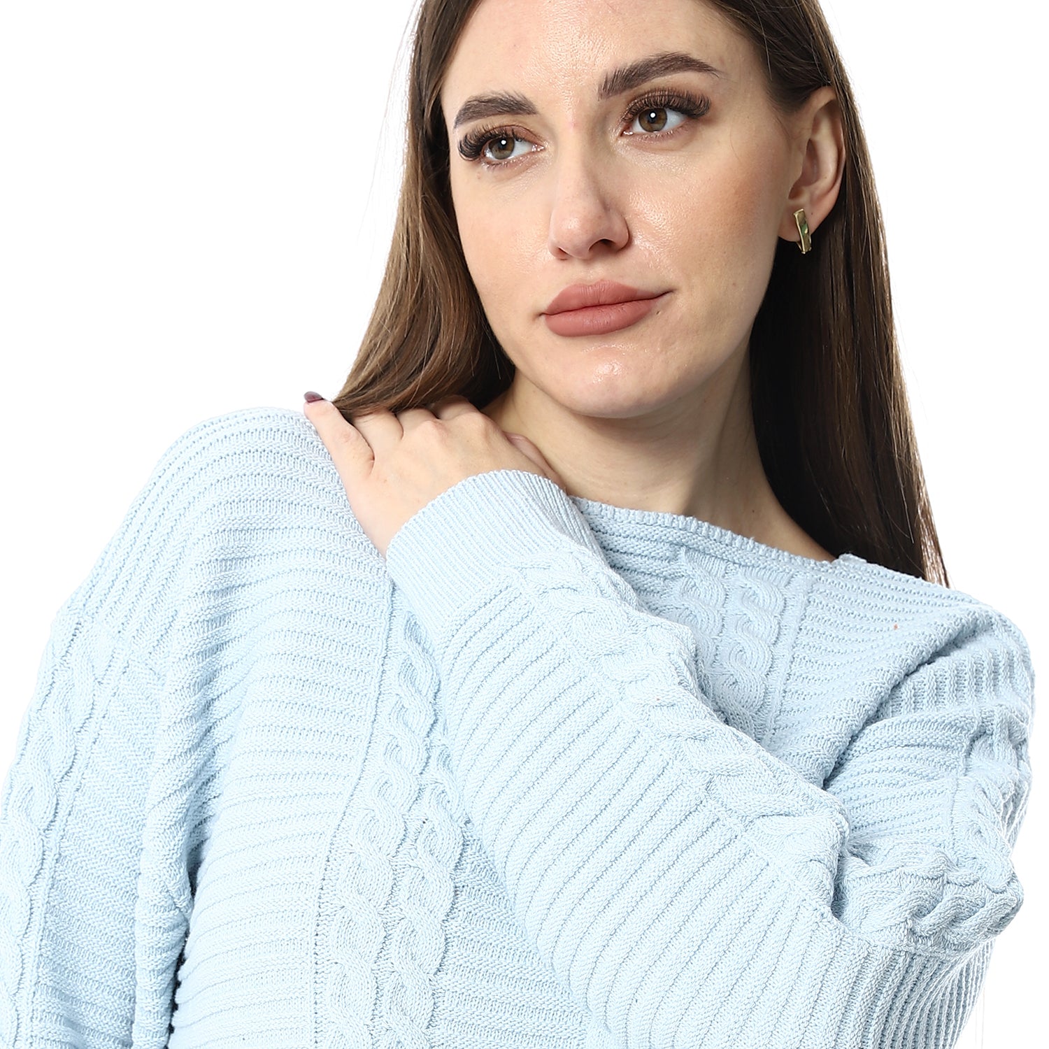 بلوفر صوف نسائي 
women wool Pullover - بلوفر صوف شتوي 