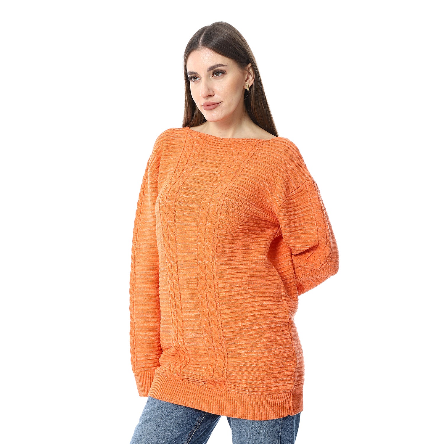 بلوفر صوف نسائي 
women wool Pullover - بلوفر صوف شتوي 