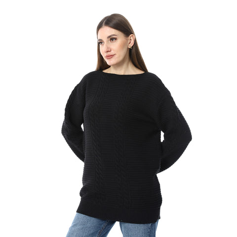 بلوفر صوف نسائي 
women wool Pullover - بلوفر صوف شتوي 