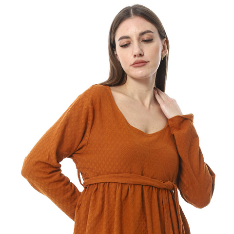 Women Plain Blouse With Long Sleeves