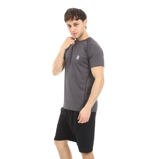 Mens Sport T-Shirt With Round Neck