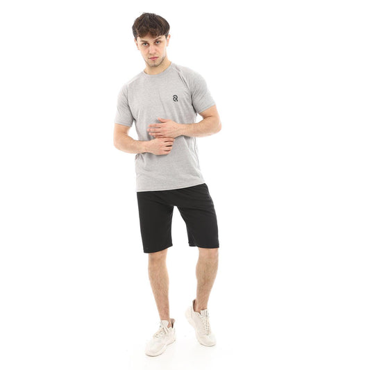 Men's Sport T-Shirt with Round Neck
