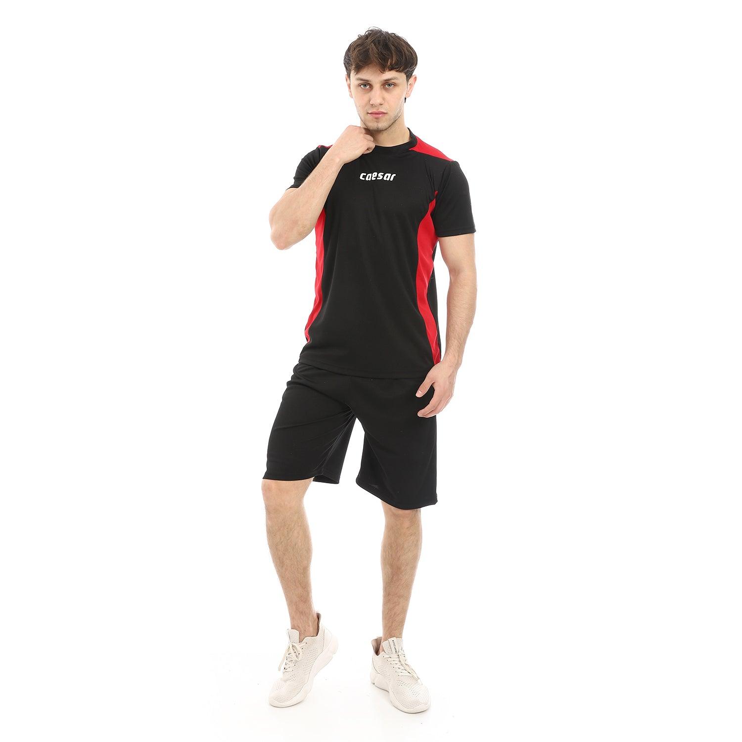 Men sports kit with shorts and t-shirt 