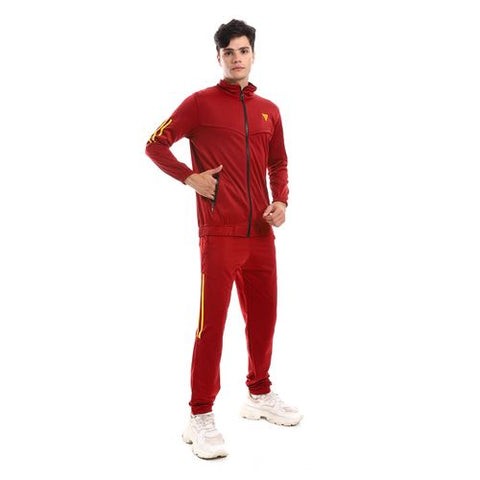 Men's Training Suit with Lined Design