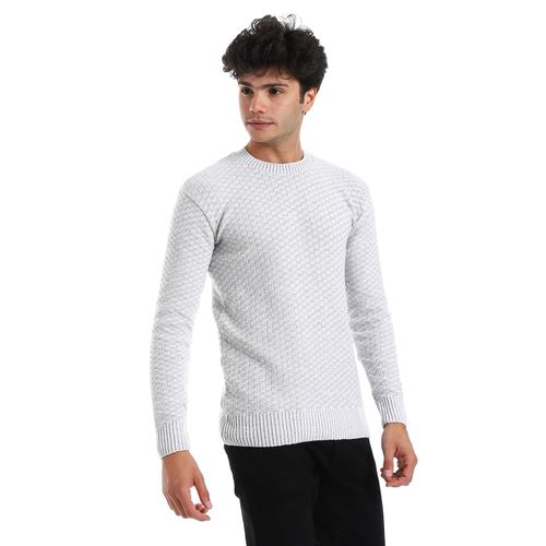 Wool Mens Pullover With Multi Design