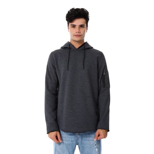 Men's Closed Hoodie with pocket on sleeves