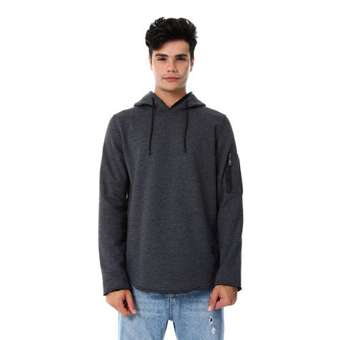 Men's Closed Hoodie with pocket on sleeves