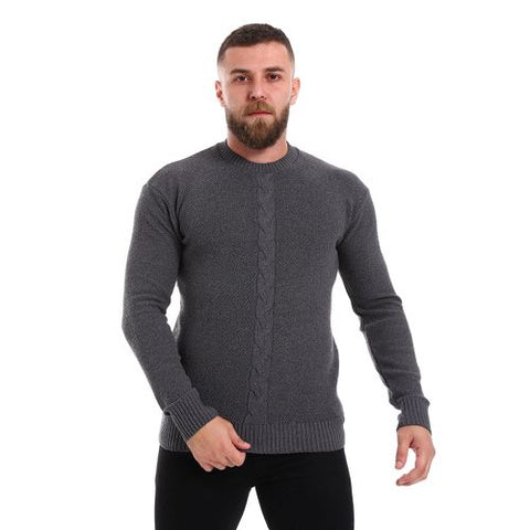 Wool Mens Pullover With Multi Design