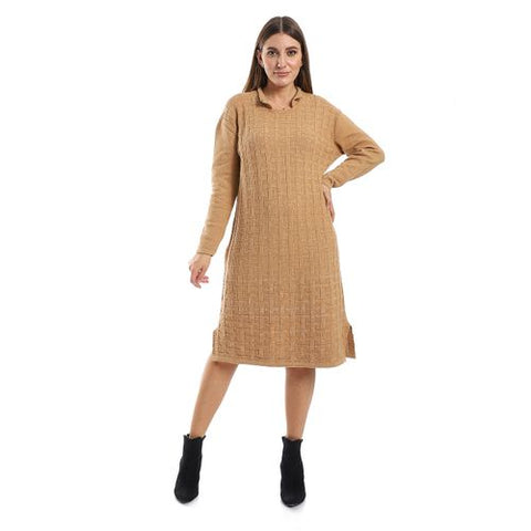 WomenCasual Wool Short Dress