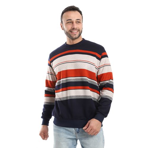 Mens Sweat Shirt With Round Neck