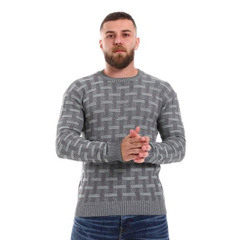 Men's wool Pullover with Multi Design