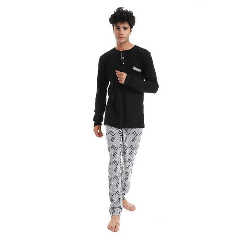 Men's Pajama Set T-shirt And Pant