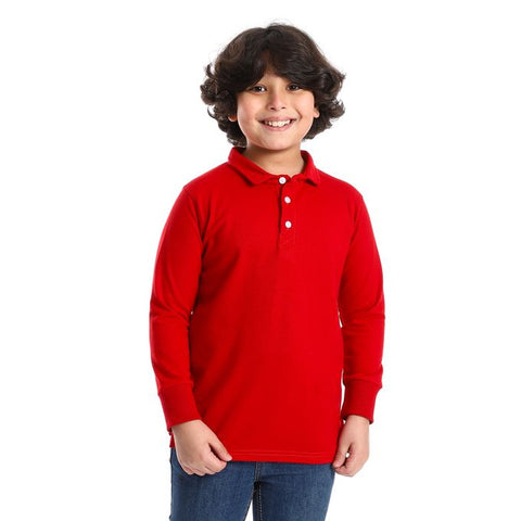 Boys collared neck polo shirt