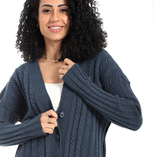 بلوفر صوف كارديجان صوف مفتوح قصير _women wool short cardigan 