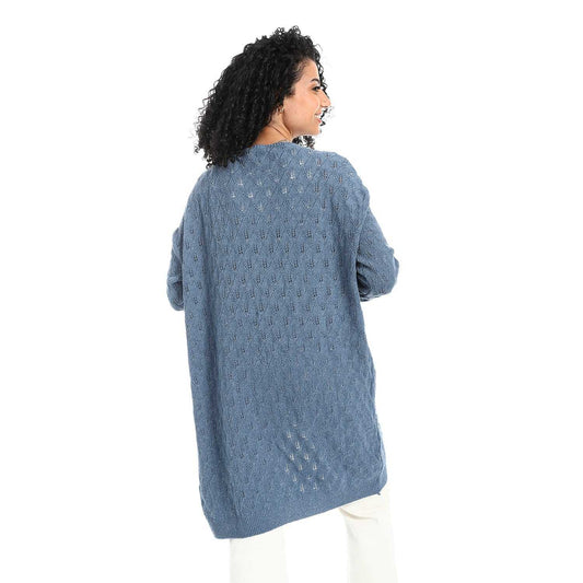 cardigan wool pullover - cardigan wool long - long wool cardigan كارديجان صوف حريمي