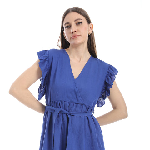 Women's sleeveless linen dress