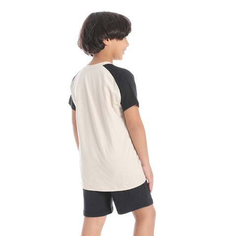 Boy's cotton set with T-Shirt and Shorts