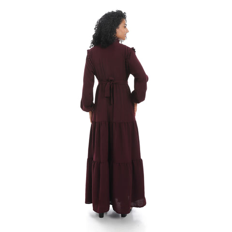 فستان كتان للمحجبات نسائي -Women linen dress -دريسات كتان 